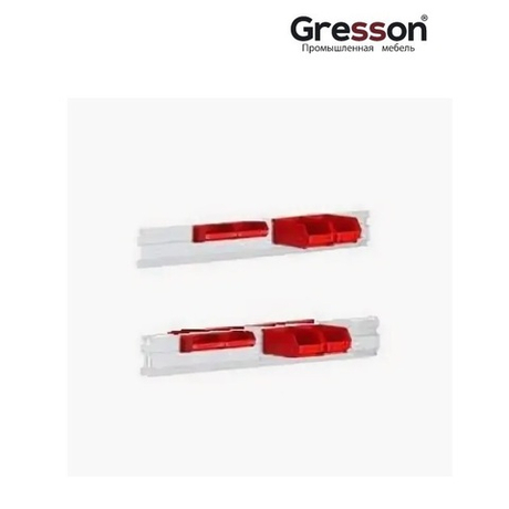 Новинка! Планка для лотков ПЛ Крепиться на задние стойки стола и регулируется по высоте 1800 х 100 Gresson ПЛ-1800