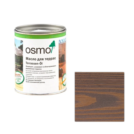 Новинка! Масло для террас и садовой мебели OSMO Terrassen-Öle 032 Умбра 0,75 л для наружных работ 032002