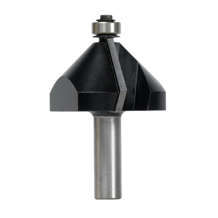 Фреза фасочная с подшипником угол 45 градусов D 57,2 L 80 S 12 мм Woodwork 936.5745.12