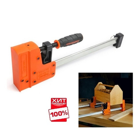 ХИТ! Струбцина с параллельными губками Cabinet Master 1219.2 мм PONY JORGENSEN 8048