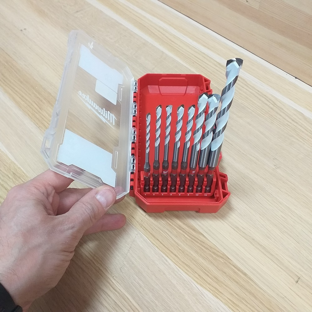 ХИТ! Набор сверл GEN III HEX 8 предметов по мультиматериалам Multi Material 8 pc Set 4 / 5 / 5 / 6 / 6 х 100 мм, 8 / 10 / 12 х 150 мм Milwaukee 4932493871