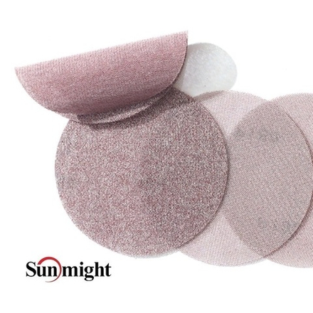 Шлифовальные круги 50 шт SUN NET X313T 125 мм на липучке сетка P 80 Sunmight 82106-50