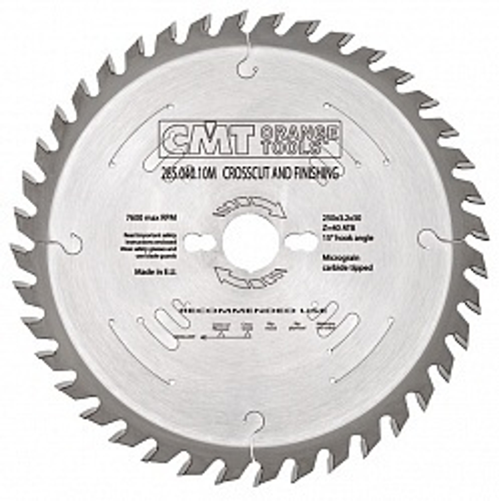 ХИТ! Диск пильный 260 x 30 x 2,5 / 1,8 -5 гр 10 гр ATB Z 60 (подходит для Festool) CMT 294.060.11M