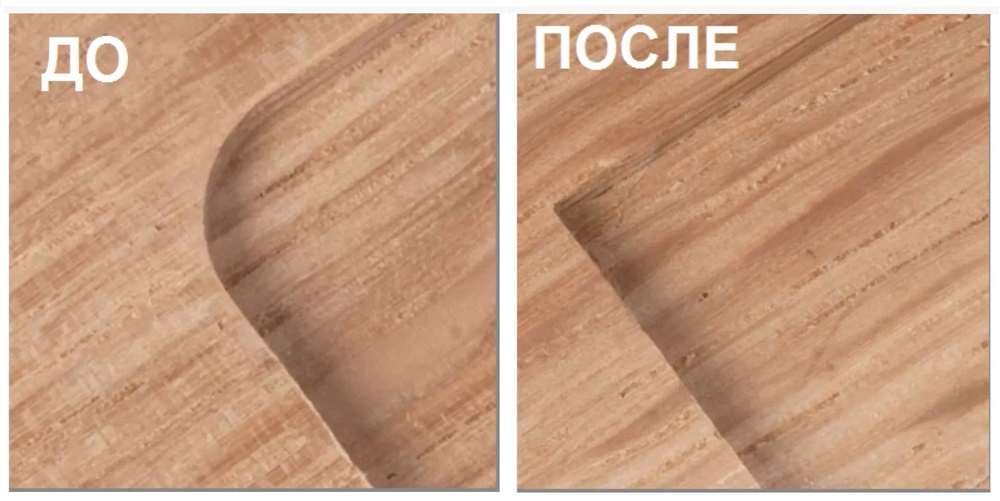 Новинка! Стамеска угловая Uniqtool Premium 69 x 45 x 21 мм двухсторонняя 2 ножа UTD0050