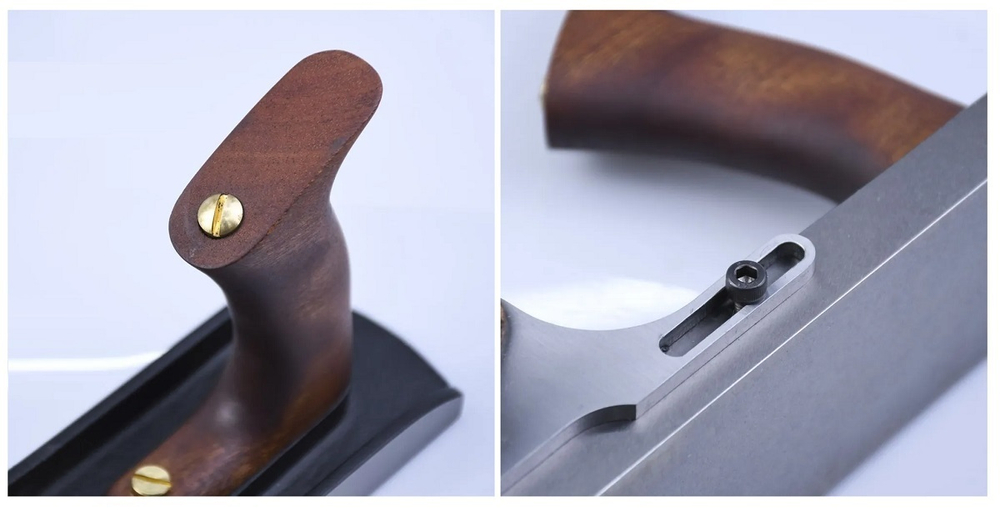 Рубанок торцовочный N 62 Low Angle Jack Plane сталь, ширина ножа 50 мм, длина подошвы 350 мм с боковой рукоятью GOLDRATIO М00023532