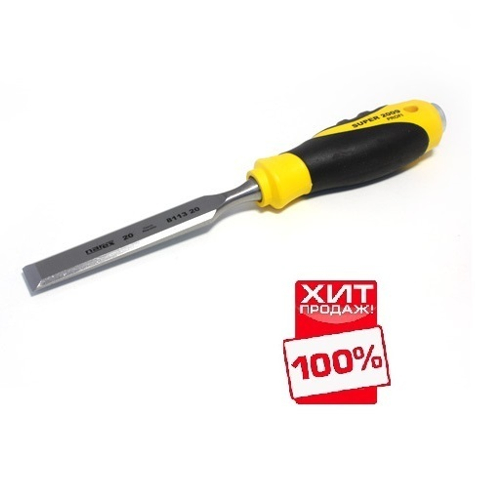 ХИТ! Стамеска плоская с ручкой 6 мм SUPER 2009 LINE PROFI NAREX 811306