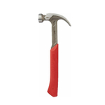 Стальной молоток (плотницкий) с закругленным гвоздодером 16 унций 450 г STEEL CURVED CLAW HAMMER Milwaukee 4932478655