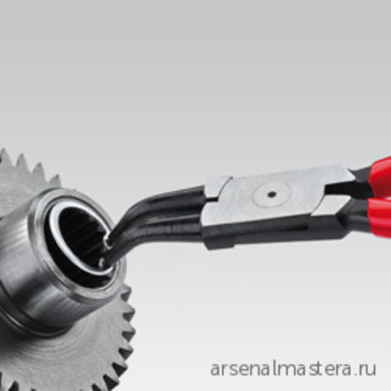 Щипцы 180 мм для внутренних стопорных колец, губки 45°, 19 - 60 мм, фосфатированные KNIPEX KN-4431J22