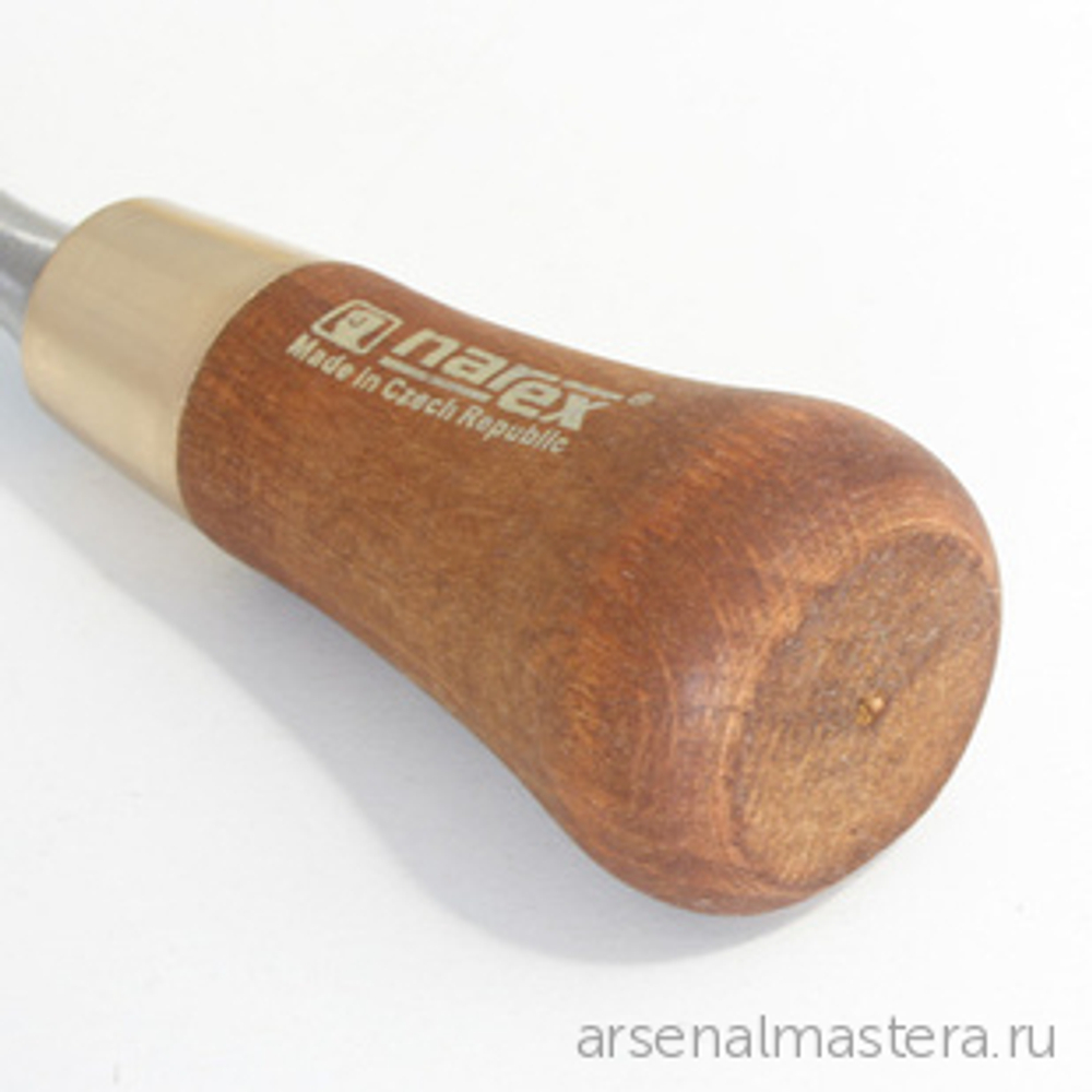 ЛЕТОМ НИЖЕ ХИТ! Набор столярных коротких стамесок Narex Wood Line Plus в деревянном кейсе 4 шт 6, 12, 20, 26 мм 853750