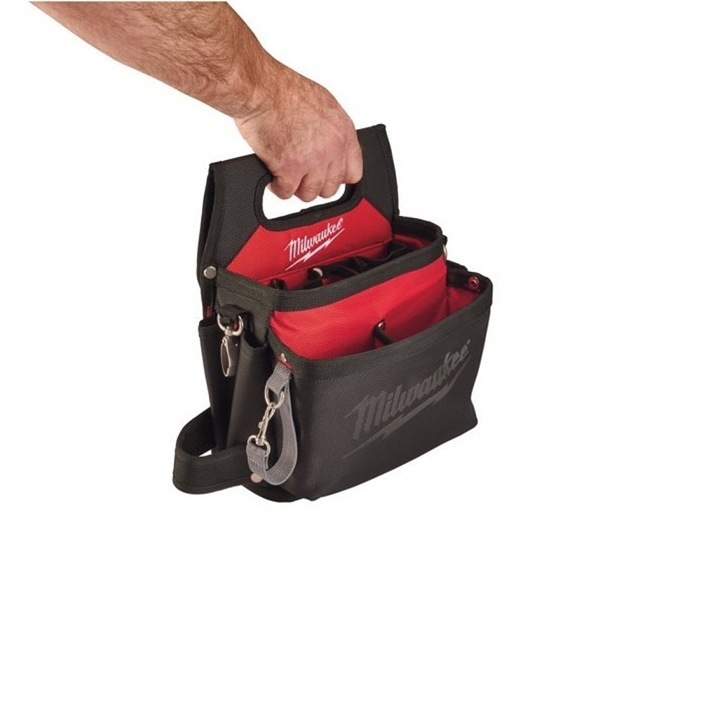 Сумка электрика NEW 290 х 230 х 110 мм ELECTRICIANS POUCH пустая MILWAUKEE 48228112