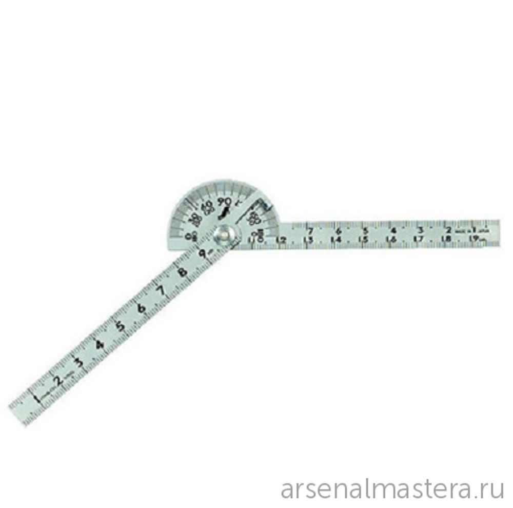 Угломер Shinwa D 40 х 100 х 100 мм c двумя линейками Sh 62995 М00003443