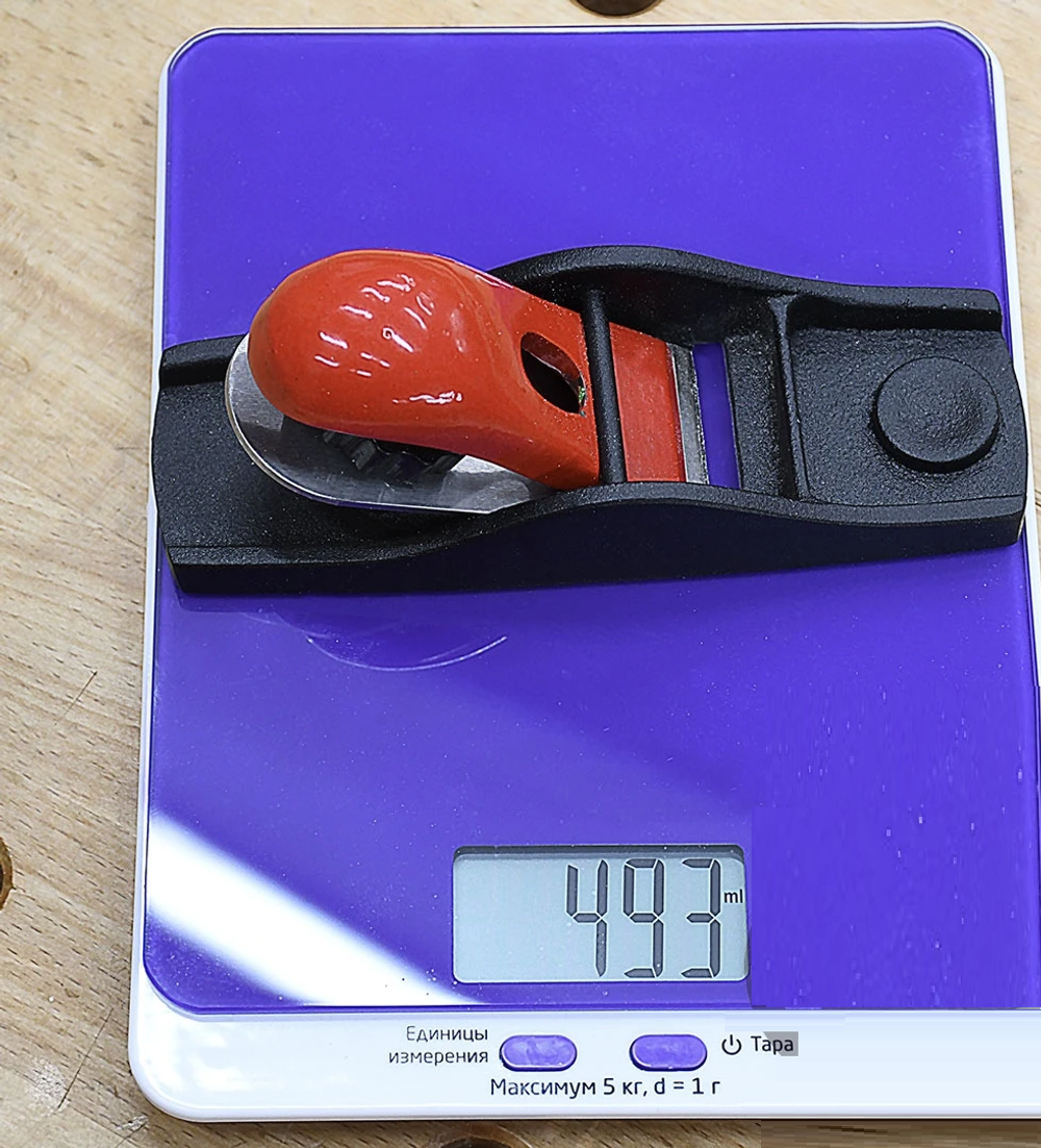 Новинка! Рубанок фартучный GOLDRATIO №102 Economy Low Angle Block Plane, длина 142 мм, ширина ножа 35 мм, колодка чугун, нож инструментальная сталь М00024152