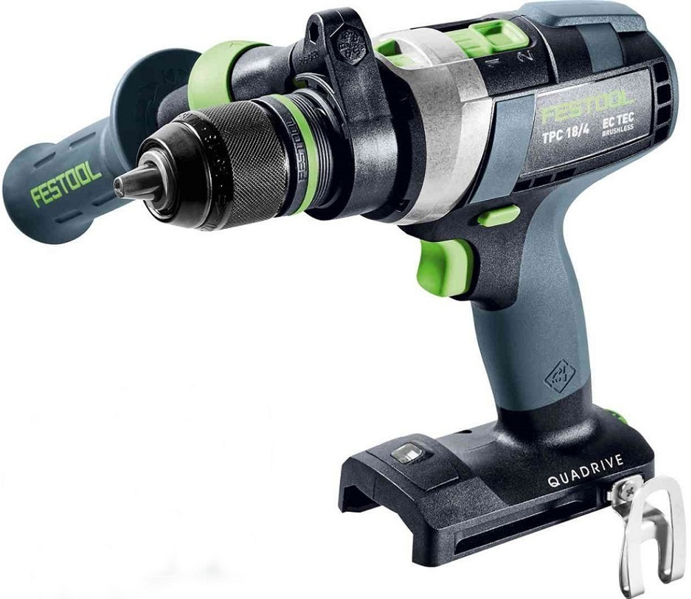 Аккумуляторная ударная дрель - шуруповёрт QUADRIVE TPC 18/4 5,0/4,0 I-Plus FESTOOL 577651