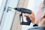 ХИТ! Аккумуляторная дрель-шуруповёрт FESTOOL CXS 10,8 В 2,6-Set с 2 шт Аккумуляторами, Устройством быстрозарядным ПЛЮС Насадка угловая 576093