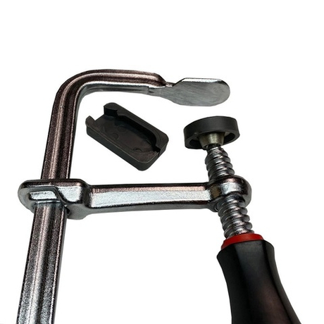 ХИТ! Струбцина кованная F-тип 300 х 80 мм c винтовой рукояткой Woodwork HFC-3080