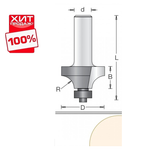 ХИТ! Фреза радиусная с нижним подшипником DIMAR 19.1 x 9.5 x 50 x 6 R 3.2 1090043