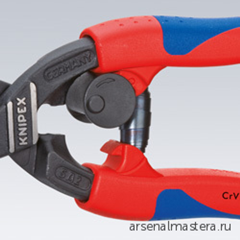 Болторез компактный 200 мм Cobolt КОБОЛТ, пружина, 2-комп ручки 71 12 200 KNIPEX KN-7112200