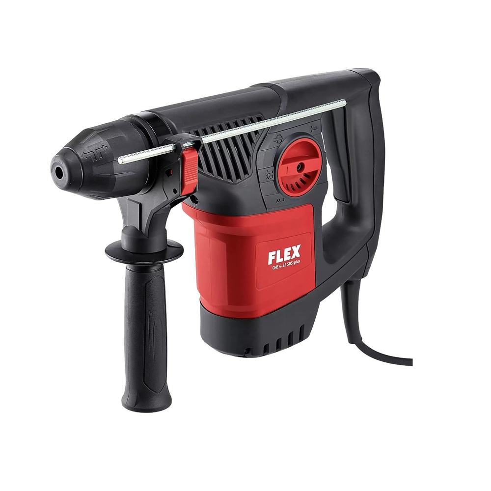 Новинка! Перфоратор комбинированный Flex CHE 4-32 R SDS-plus D - образной формы, 0,9 кВт с функцией зубильного молотка с высокой ударной энергией и малой вибрацией, в кейсе 468029