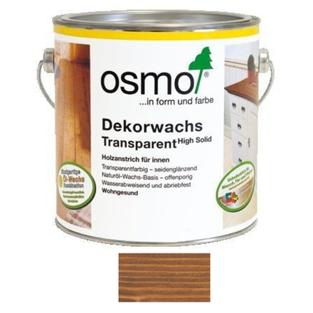 Прозрачная краска на основе цветных масел и воска Osmo 3166 Орех 2,5 л Dekorwachs Transparent Granitgrau для внутренних работ Osmo-3166-2.5 10100083