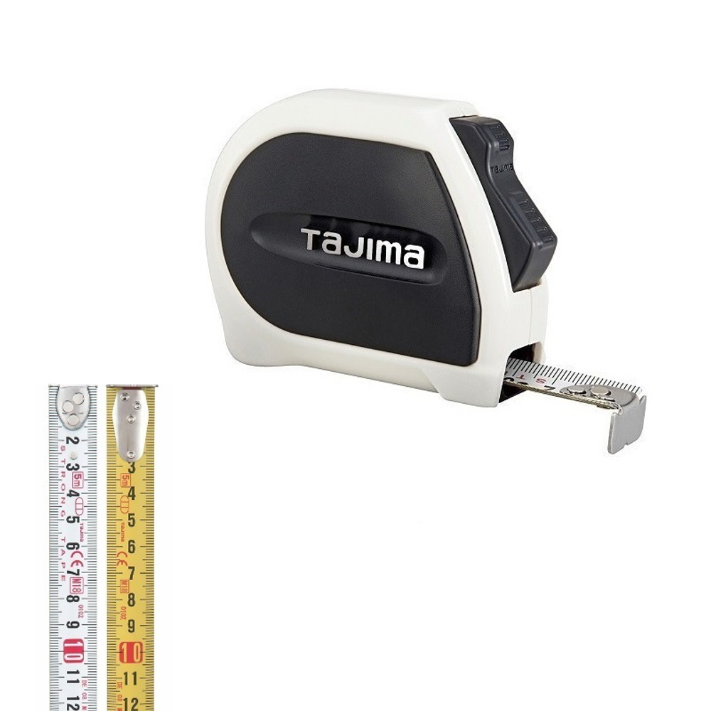 ХИТ! Рулетка японская TAJIMA SIGMA STOP 3 м / 16 мм с двойным фиксатором SS630MG