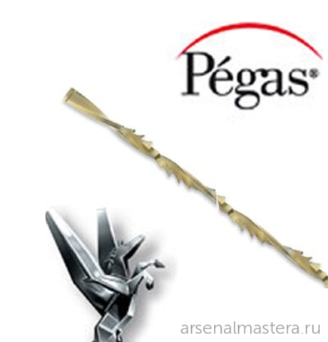 Пилки лобзиковые 12 шт спиральные по дереву N3 D1.05х130 мм 40tpi Pegas 90.504 М00009352