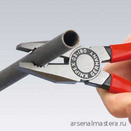 Набор инструментов 3 шт: кусачки 160 мм, плоскогубцы 180 мм, клещи 250 мм KN-0302180 / 7002160 / 8701250 KNIPEX KN-002009V01