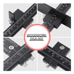 ХИТ! Кондуктор для установки мебельных ручек, шкала: дюйм / мм WOODWORK DGA-002
