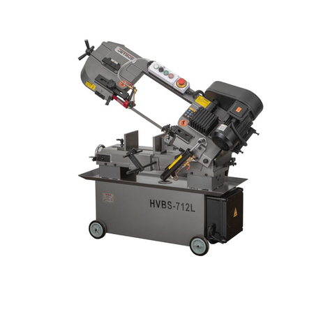 Новинка! Ленточнопильный станок по металлу JET HVBS-712L 0,75 кВт 220 В, распил под углом JRM80712M