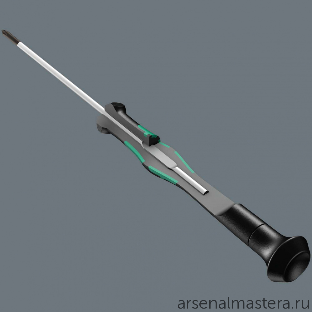 АКЦИЯ WERA! Набор 12 предметов ОТВЕРТКИ прецизионные для электронщиков PH 00 / 0, TORX HF TX 5 / 6, SL 1.5 / 1.8 / 2.0 / 2.5 / 3.0, HEX 0.9 / 1.5 / 2.0 Kraftform Micro 12 Universal 1 WERA WE-073675