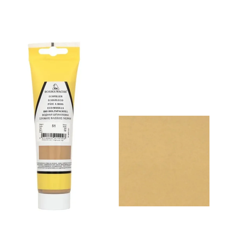 Новинка! Шпаклевка водная Borma Ecostucco в тубе 200 гр. цв.51 светлый дуб для внутренних работ 1510RO.200