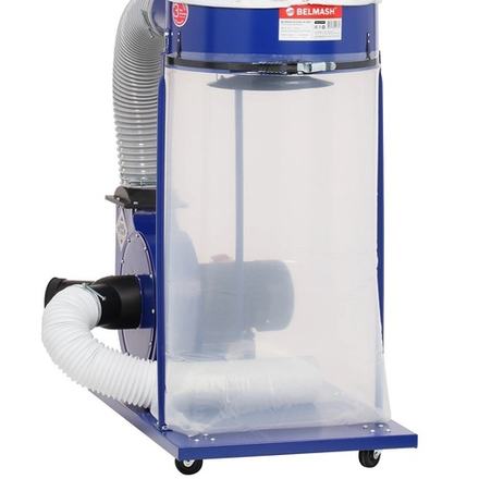 АКЦИЯ ФЕВРАЛЬ 2026! Вытяжная установка / стружкоотсос с системой Air Tube 1,5 кВт 400В Объем стружкосборника 157 л DC2500-AT/400 BELMASH D139A