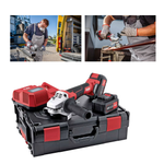 Новинка! УДОБНЫЙ КОМПЛЕКТ FLEX LB 125 18.0-EC/5.0 Set! В кейсе Аккумуляторная угловая шлифовальная машина (УШМ, Болгарка), 2 аккумулятора 5.0 Ah AP 18.0/5.0, Зарядное устройство CA 10.8/18.0, Диск 125 мм 499331