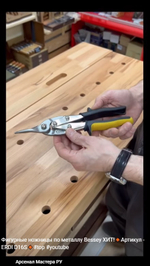 ХИТ! Фигурные ножницы по металлу BESSEY ER-D16S