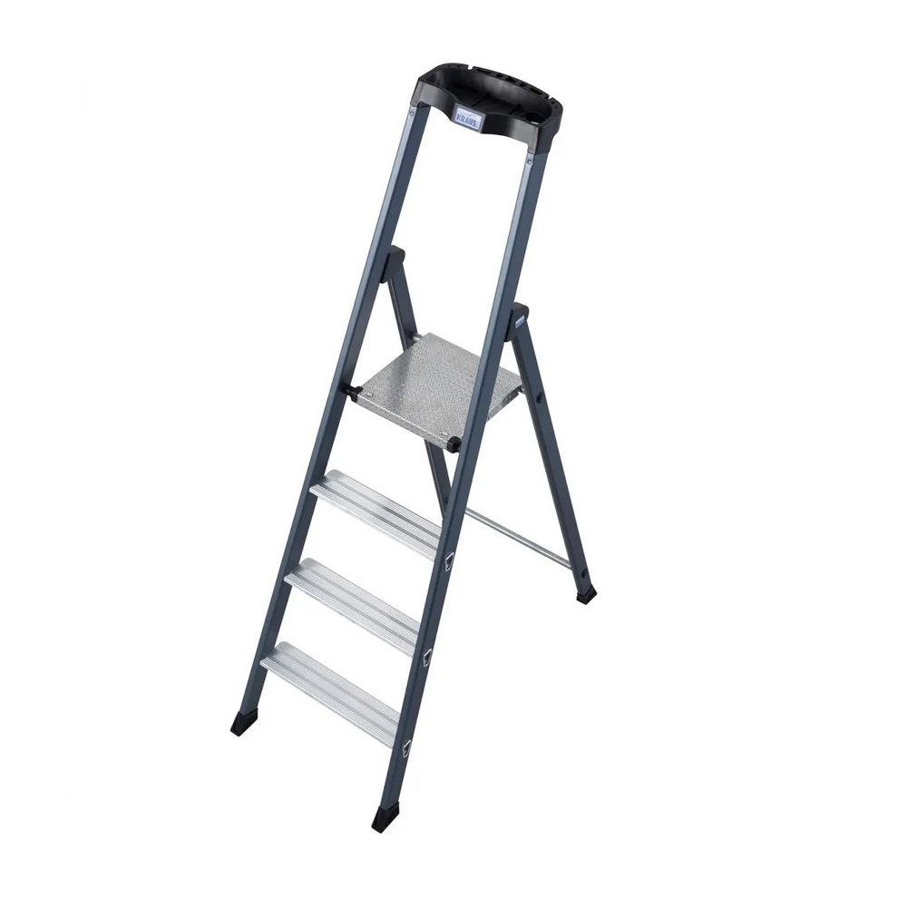 Новинка! Стремянка свободностоящая анодированная MONTO SEPRO S 4 ступеней KRAUSE 124180