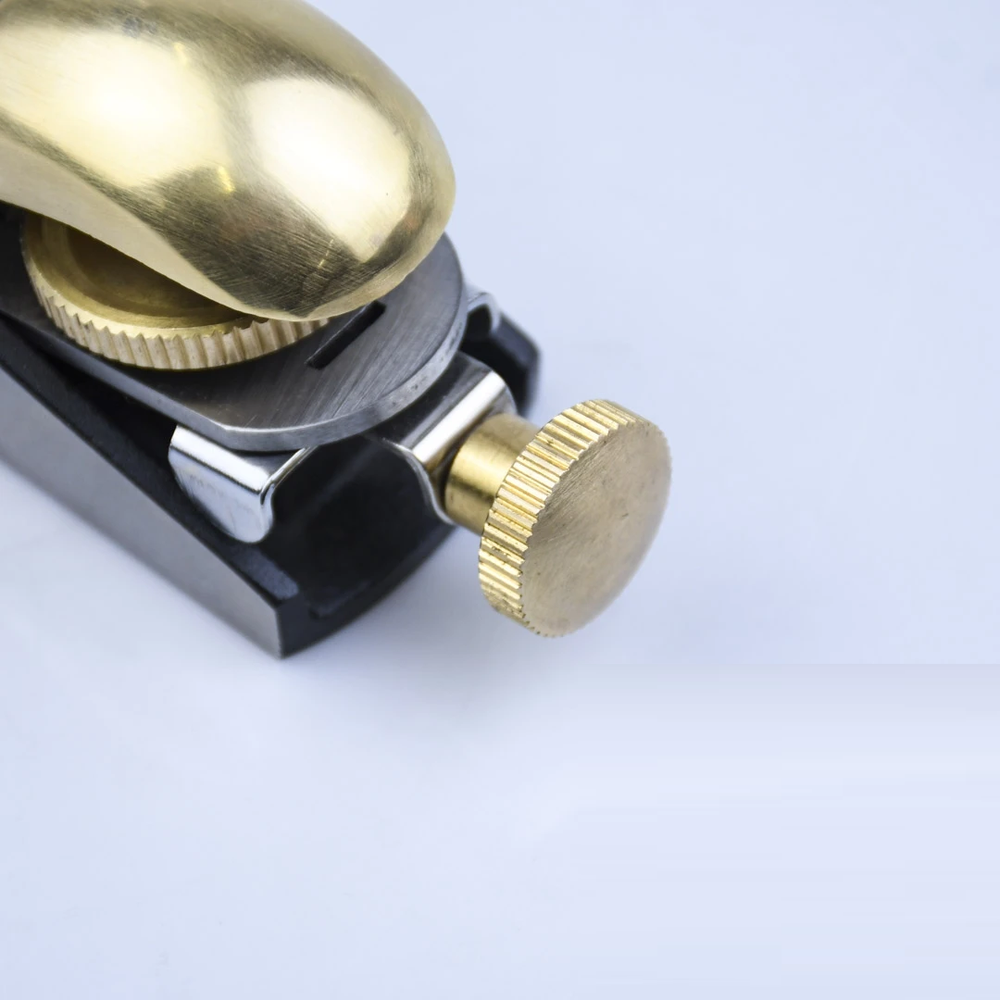 Новинка! Рубанок GOLDRATIO N 60 1 / 2, 150 мм / 35 мм Low Angle Adjustable Mouth Block Plane для работы по торцам или сложным породам древесины М00023900
