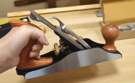 ХИТ! Рубанок Premium A4 металлический 260 x 60 мм лезвие 50 мм KRAFTOOL 18527-25