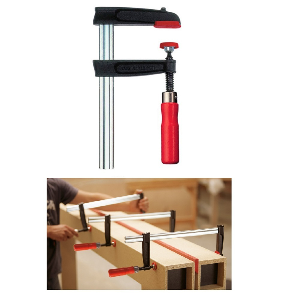 ХИТ! Струбцина из ковкого чугуна TPN с надежной деревянной ручкой BESSEY BE-TPN25B8BE