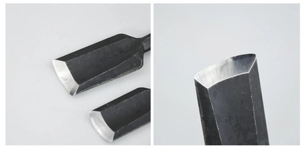 Стамеска полукруглая японская столярная Shirogami 6мм SOTOMARU Miki Tool М00021419