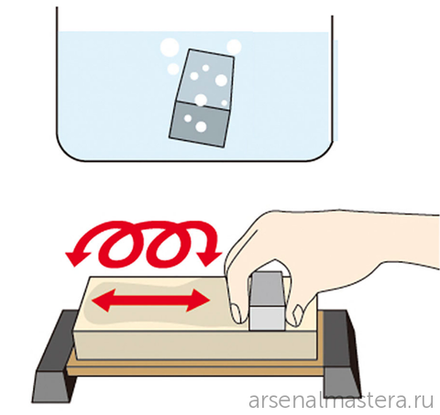 Камень Nagura 1000 Suehiro для камней 1000-2000 грит 73 х 40 х 28 мм MT NGR-10 М00014460