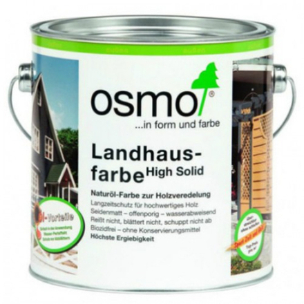 Непрозрачная краска для наружных работ Osmo 2704 серая 0,125 л Landhausfarbe Osmo-2704-0.125 11400047