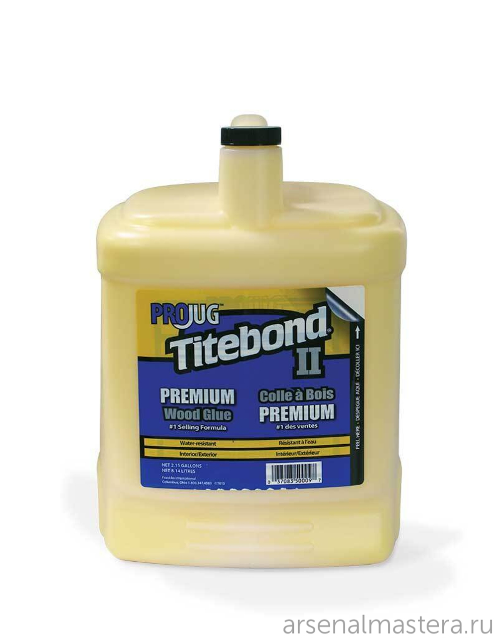 Клей столярный влагостойкий TITEBOND II Premium Wood Glue 50009 кремовый 8,14 л