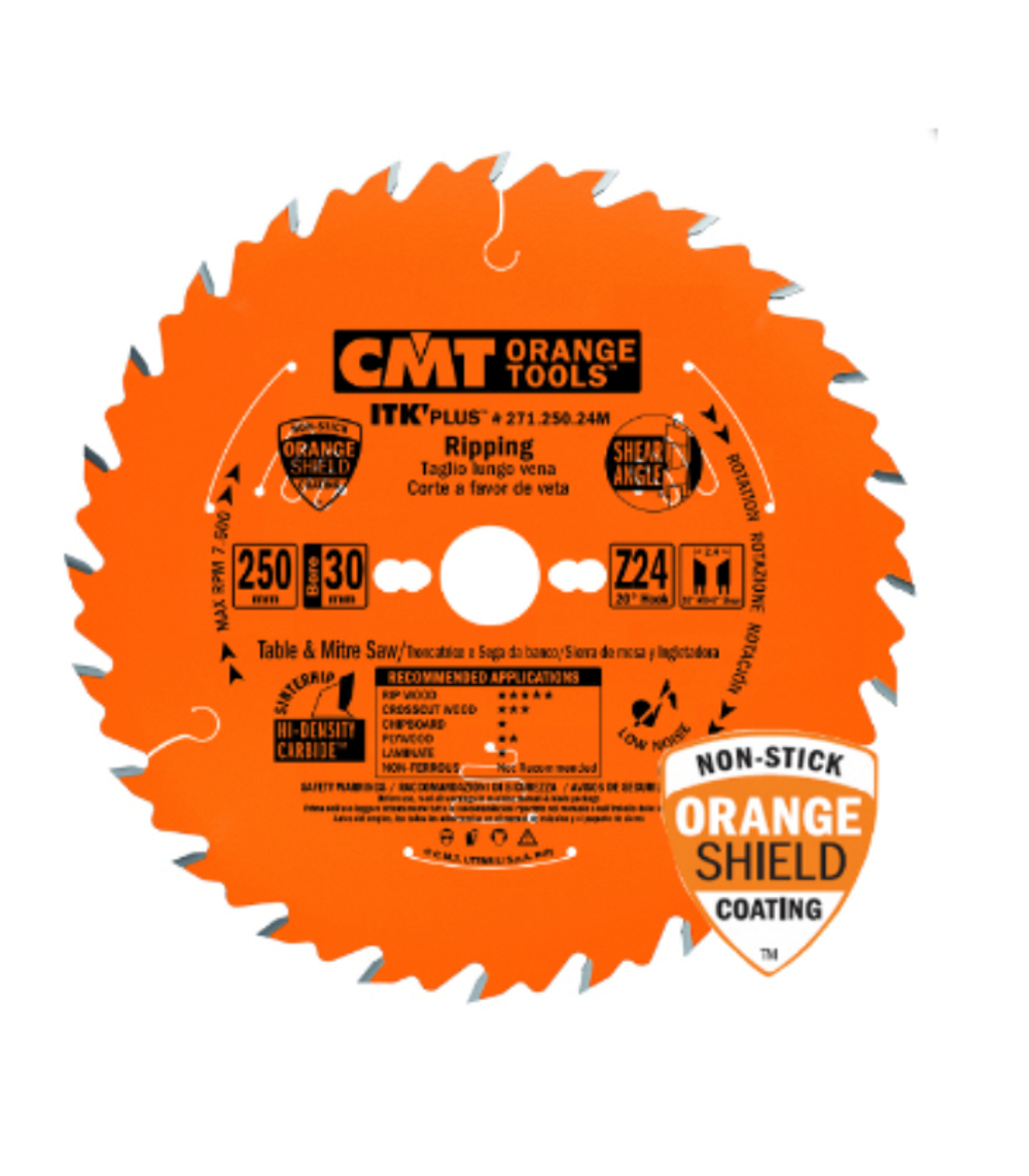 Диск пильный ультратонкий 184 x 30 x 1,7 / 1,1 20гр 10гр ATB плюс 8гр SHEAR Z24 CMT 271.184.24M