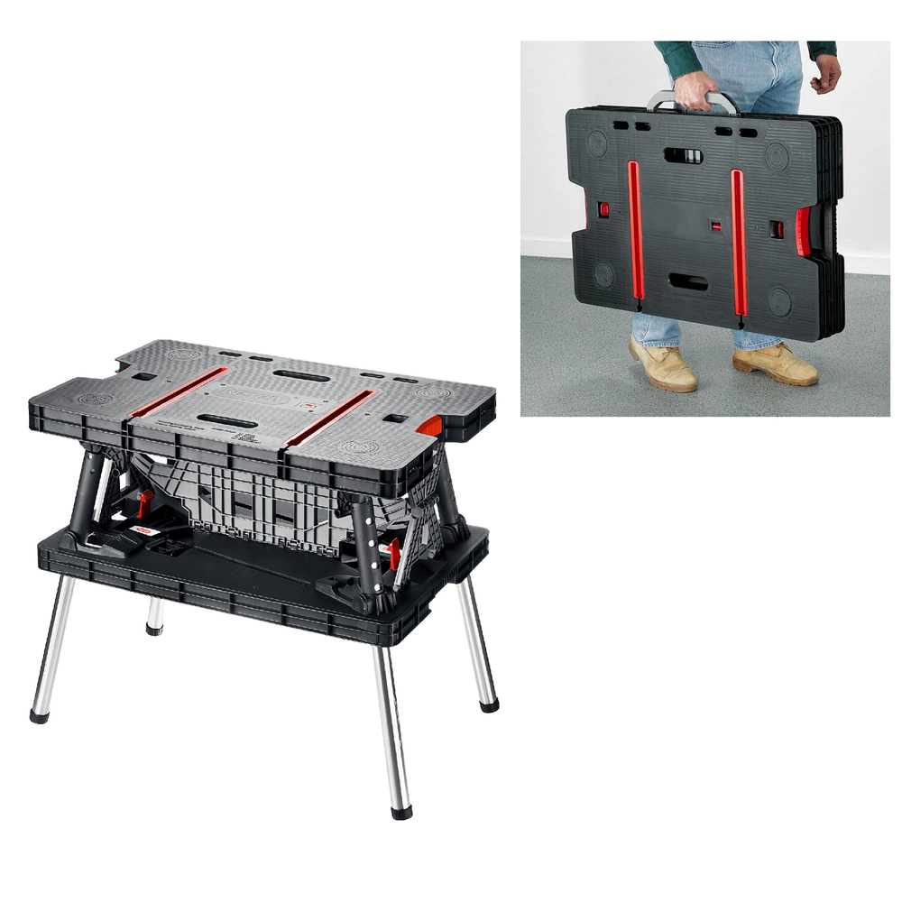 Новинка! Складной столярный верстак KRAFTOOL KETER FOLDING 850 х 550 х 755 мм 38730