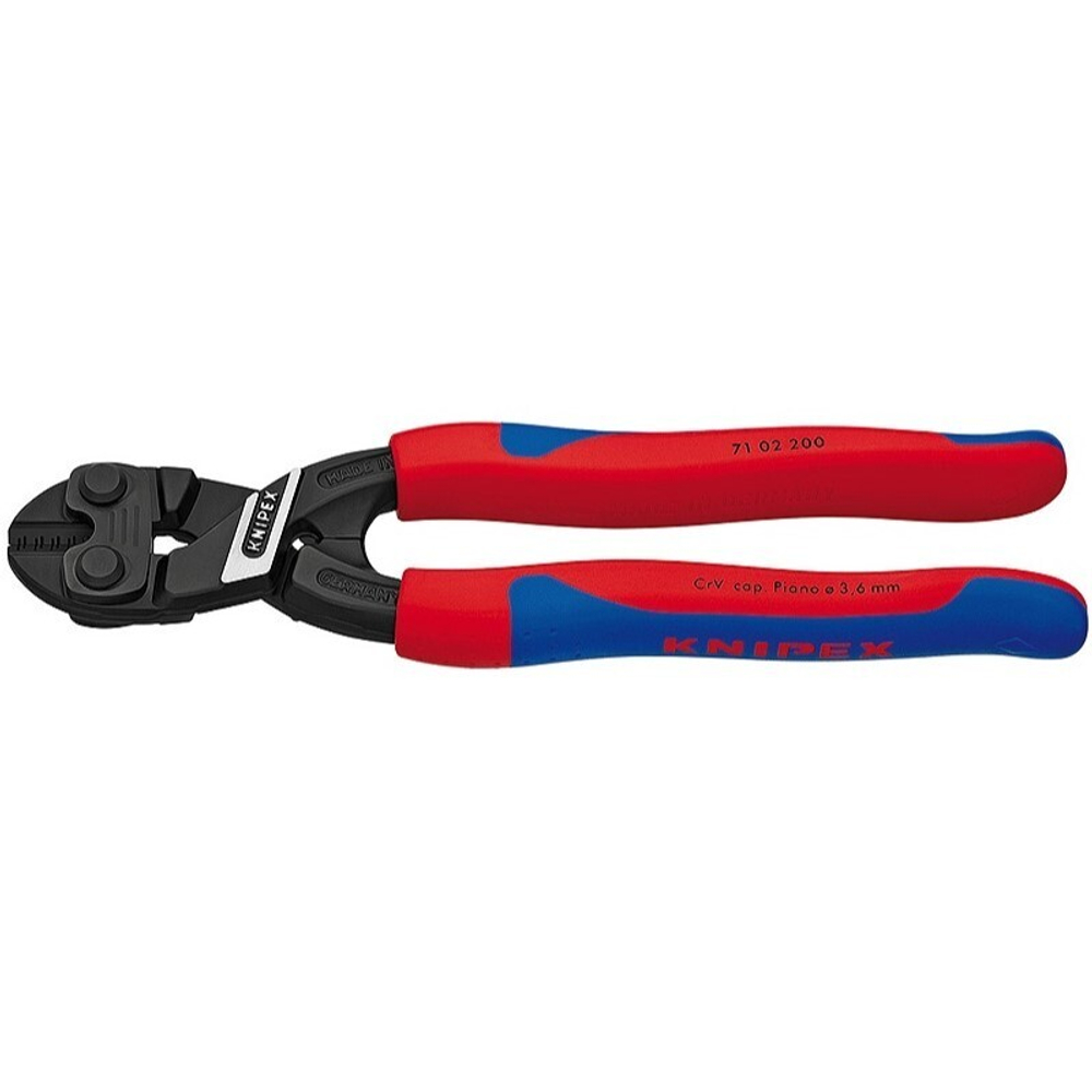 Болторез компактный 200 мм Cobolt (КОБОЛТ) 2-комп ручки, 71 02 200 KNIPEX KN-7102200