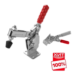 ХИТ! Прижим с высокой базой и вертикальной ручкой Woodwork усилие 227 кг GH-12130-HB