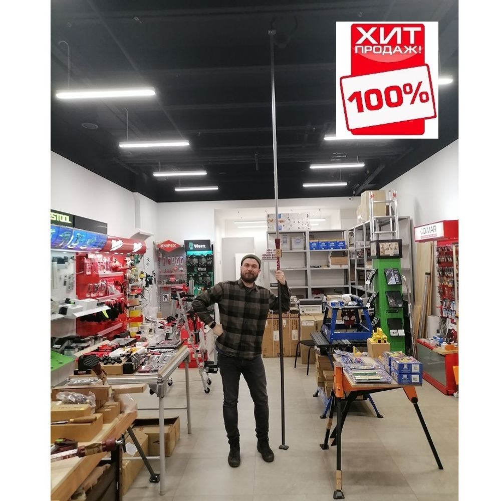ХИТ! Распорка телескопическая Multi Prop 200 - 375 см нагрузка до 70 кг Piher 34004 М00006118