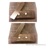 ХИТ! Пила японская гибкая для пробок Kugihiki Mini Z-saw 150 мм (шаг зуба 1,2-1,5 мм) двусторонняя пластиковая рукоять 712321 Dictum М00002504