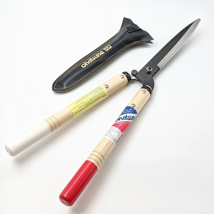 Японские ножницы садовые для живой изгороди и художественной стрижки деревьев 217, длина лезвия 175 мм, рукоять 300 мм Okatsune М00013584