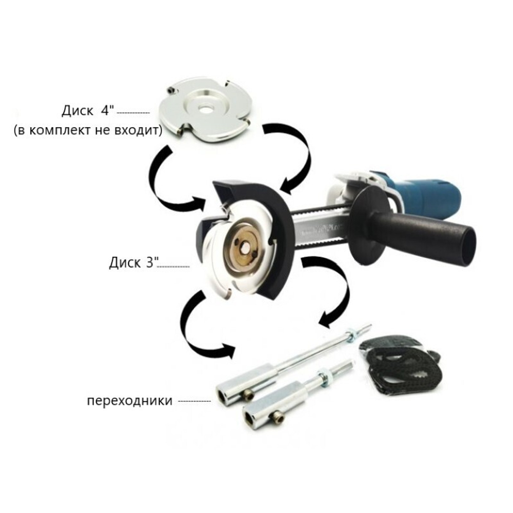 ХИТ! Насадка для УШМ Manpa Multi Cutter Begin MP21-3 (MP-21-3-B) М00016525