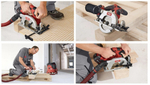 Новинка! Комплект CS 62 18.0-EC/5.0 Set : Аккумуляторная дисковая пила с защитным маятниковым кожухом CS 62 18.0-EC C с Двумя аккумуляторами 5.0 Ah AP 18.0/5.0 и Зарядным устройством CA 10.8/18.0 в кейсе FLEX 454028
